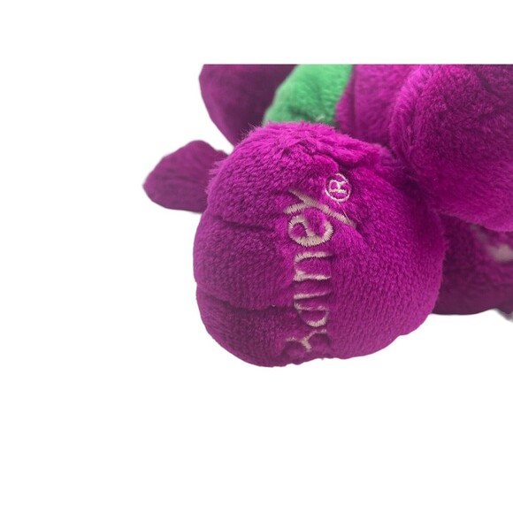 Vintage Barney The Dinosaur 12" Plush 1992 Lyons Group Purple Stuffed Toy - Picture 8 of 15
